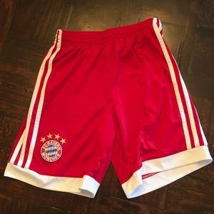 Bayern Munich Youth Adidas Soccer Shorts
